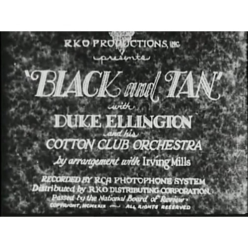Black and Tan (1929) – Duke Ellington Classic Jazz Short Film on DVD