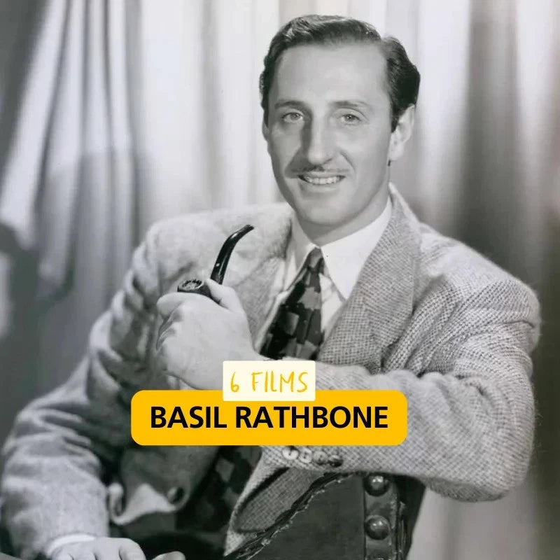 Basil Rathbone Sherlock Holmes Rare 6 Film Mystery Collection DVD Classic