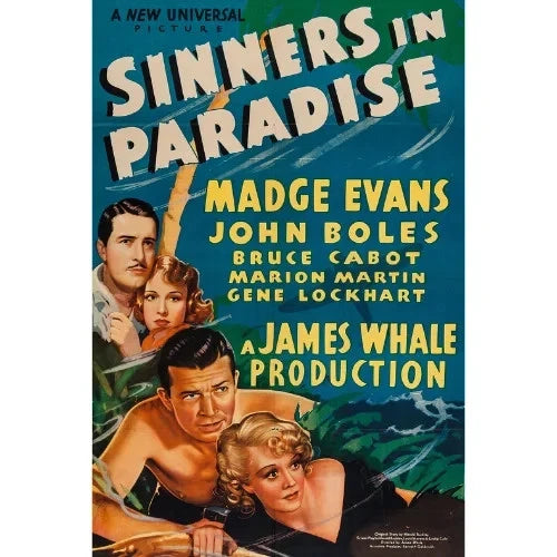 Sinners in Paradise 1938 Rare Adventure Drama DVD Classic
