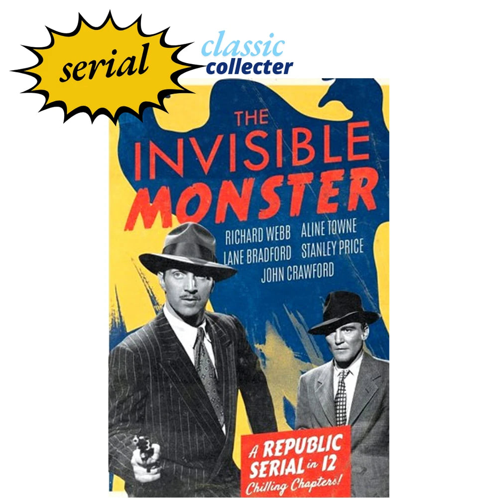 The Invisible Monster (1950) Complete 12-Chapter Republic Serial on DVD