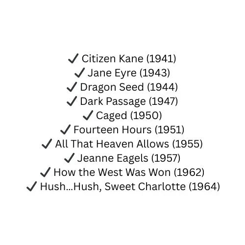Agnes Moorehead 10 Film Collection 1941–1964 Rare Classic DVD Collection