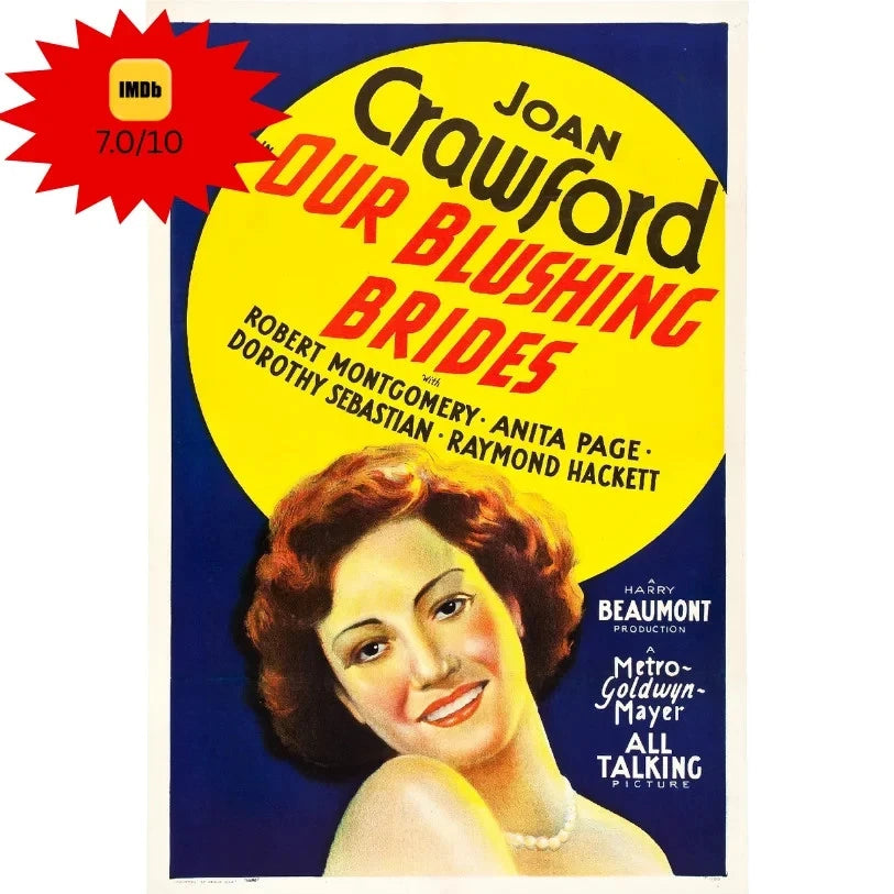 Our Blushing Brides 1930 Rare Pre-Code Romantic Drama DVD Classic