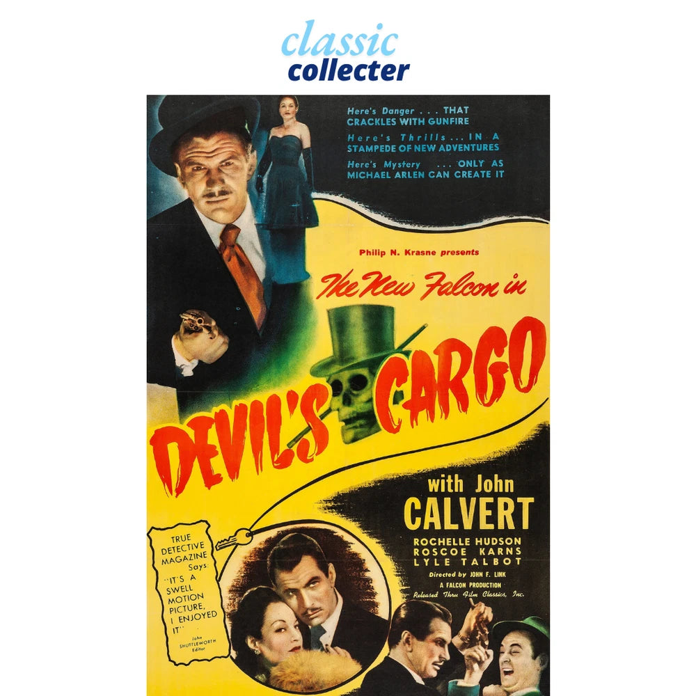 Devil’s Cargo 1948 Classic Mystery Crime Film Starring Hugh Beaumont on DVD