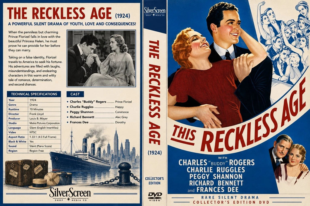 The Reckless Age (1924) Silent Drama DVD Collector Edition