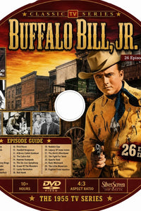 Buffalo Bill Jr 1955 26 Rare Episode Western Adventure DVD - Collectors Edition