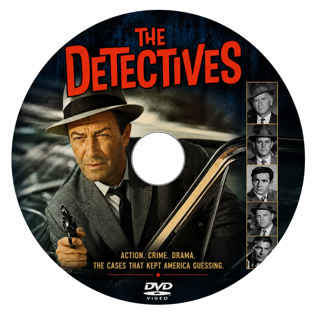 The Detectives (1959) Classic Crime TV Collectors DVD 30 Episodes