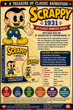 Scrappy 1931Classic Cartoon Collection DVD 68 Classic Animated Shorts