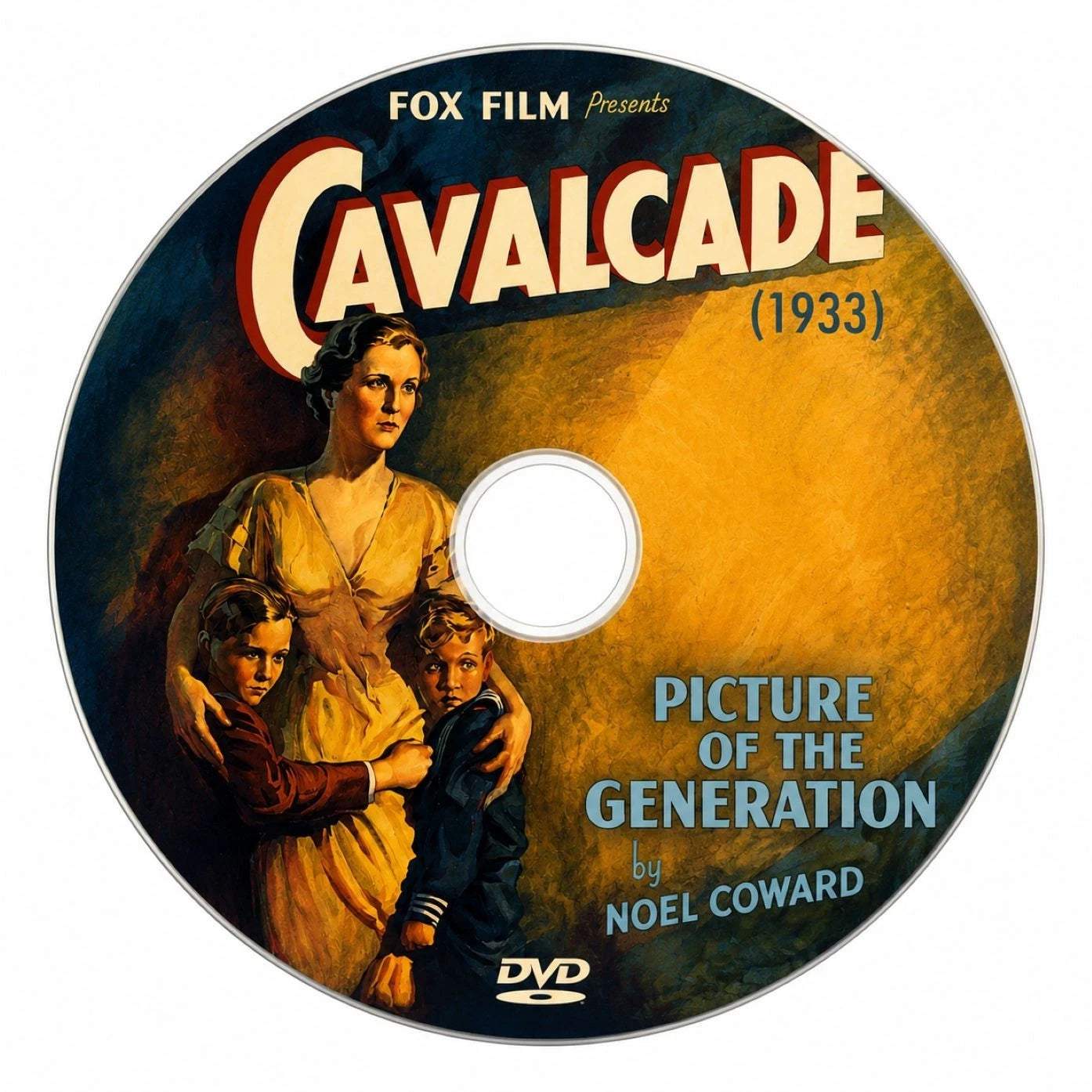Cavalcade 1933 Historical Drama Film DVD With Cover Art Oscar Winning