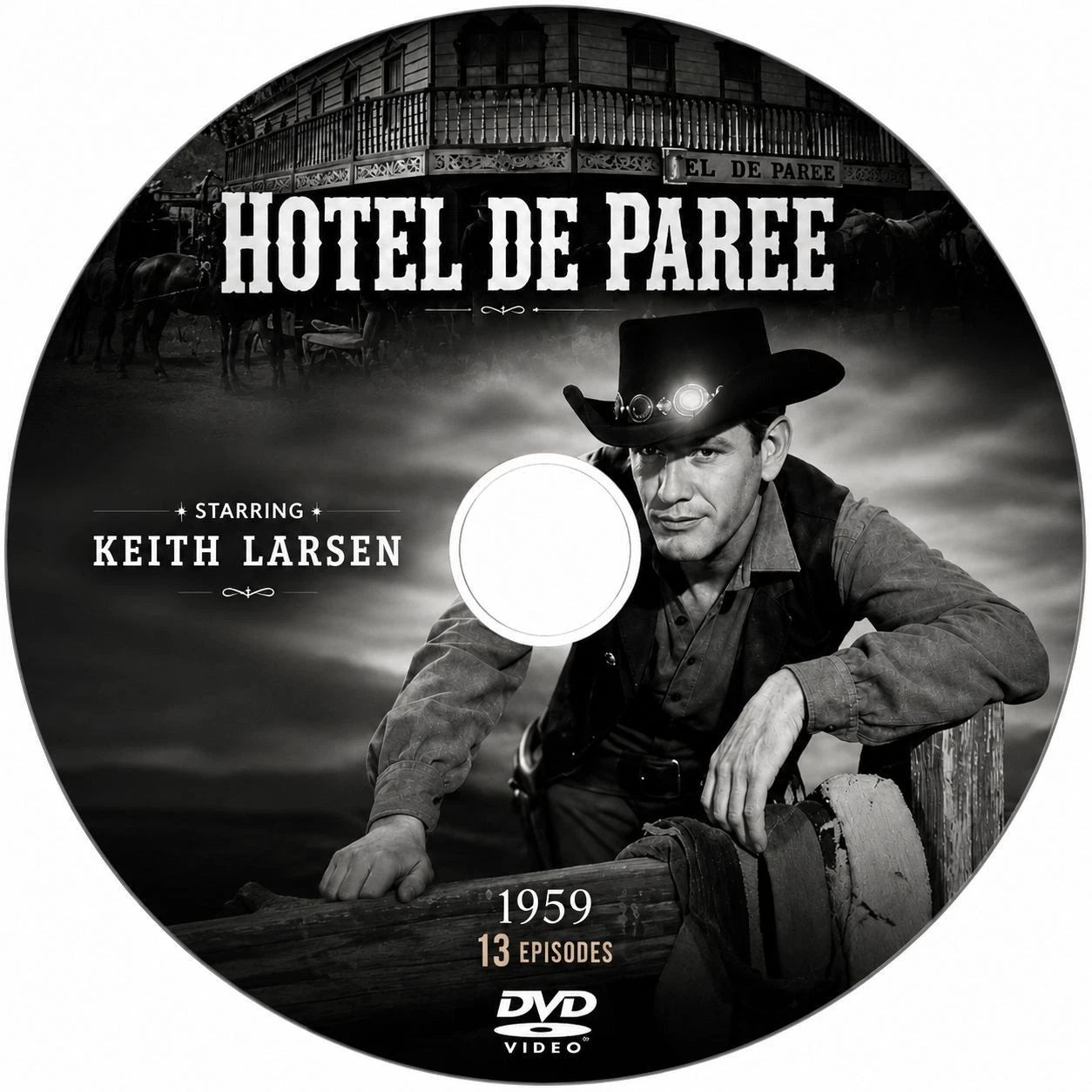 Hotel de Paree 1959 TV Series DVD – 13 Episodes – Rare Classic Western
